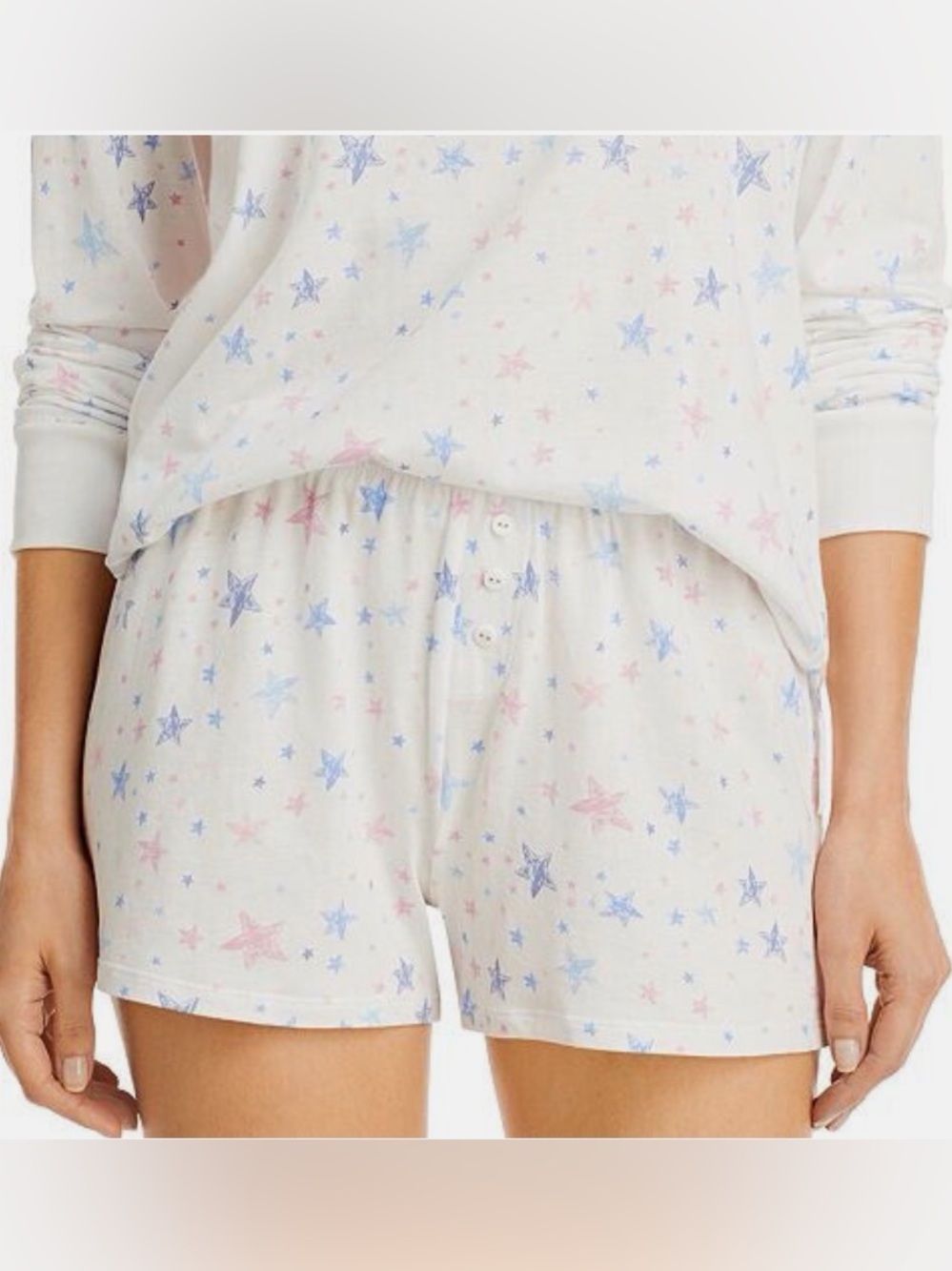 NWT Aqua Lounge Star Print Pajama Shorts - Size S